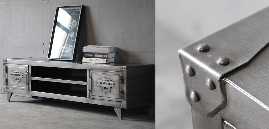 TV-тумба Loft Safe с полками TV-тумба Loft Safe с полками - Loft-Concept в Рязани