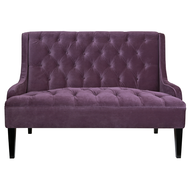 Диван Folket Sofa velour violet Фиолетовый Диван Folket Sofa velour violet Фиолетовый в Рязани | Loft Concept