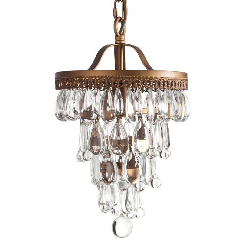 Люстра Clarissa Glass Drop Pendant 25 Бронза Люстра Clarissa Glass Drop Pendant 25 Бронза в Рязани | Loft Concept