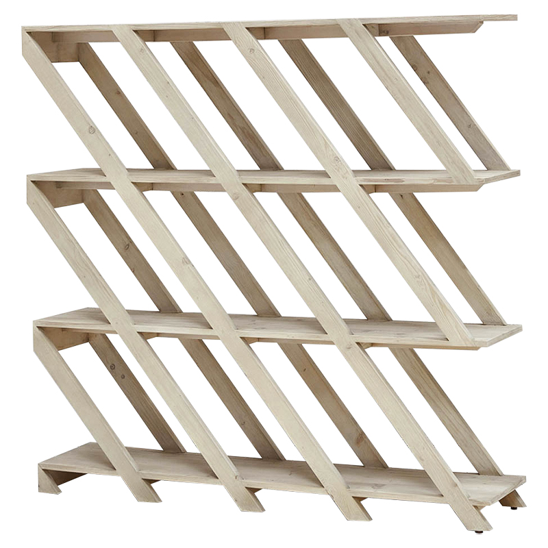 Стеллаж Diagonal Loft Wood Rack Древесина ivory ( слоновая кость ) Стеллаж Diagonal Loft Wood Rack Древесина ivory ( слоновая кость ) в Рязани | Loft Concept