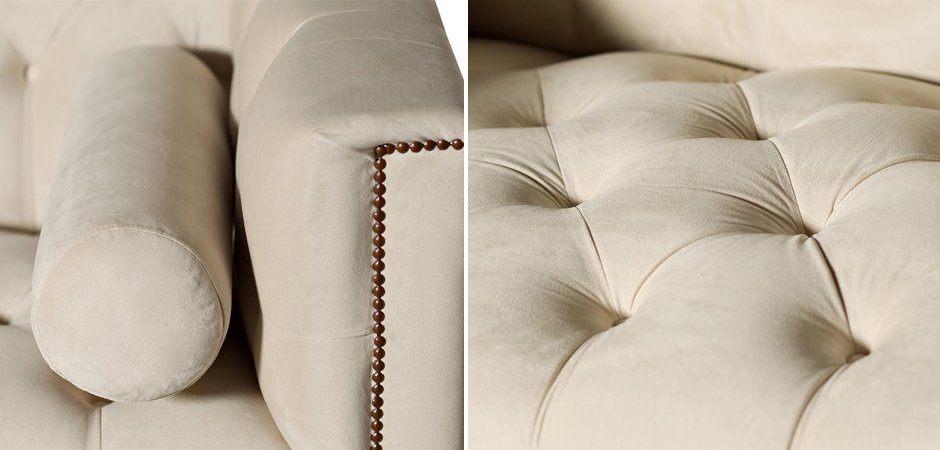 Диван Modern Velvet Tuxedo Sofa Диван Modern Velvet Tuxedo Sofa - Loft-Concept в Рязани