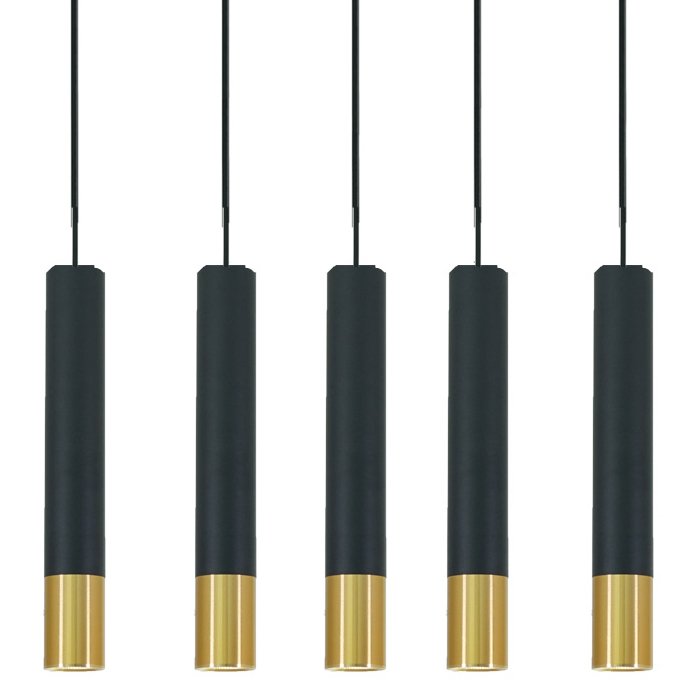 Подвесной светильник Ike large Pendant Lamp Черный Латунь Подвесной светильник Ike large Pendant Lamp Черный Латунь в Рязани | Loft Concept