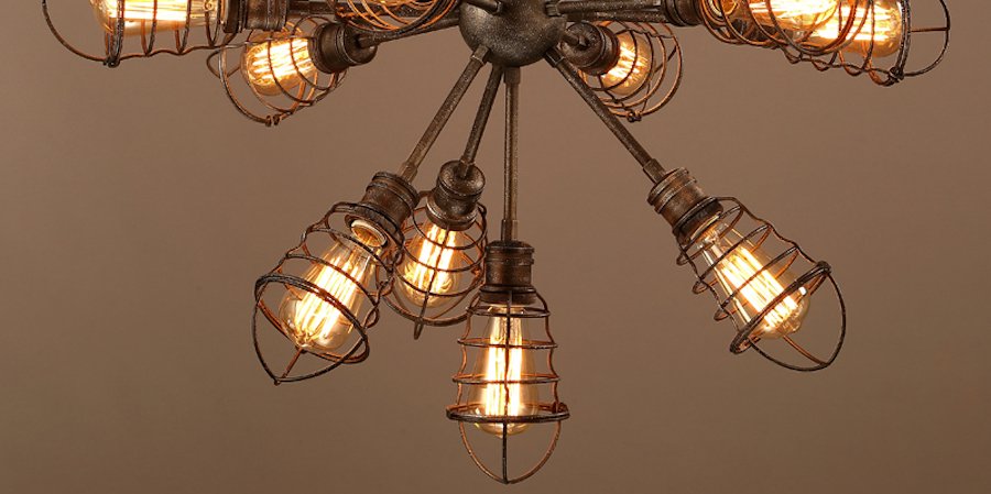 Люстра Loft Industrial Sputnik 13 Retro Люстра Loft Industrial Sputnik 13 Retro - Loft-Concept в Рязани