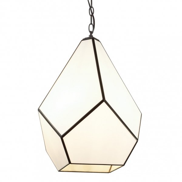 Люстра Geometry Glass Light Pendant Milk 4 Молочный Люстра Geometry Glass Light Pendant Milk 4 Молочный в Рязани | Loft Concept