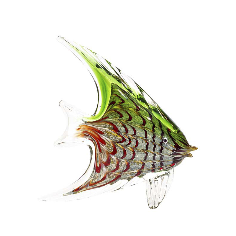 Статуэтка Glass Fish Red-Green Мульти в Рязани | Loft Concept 