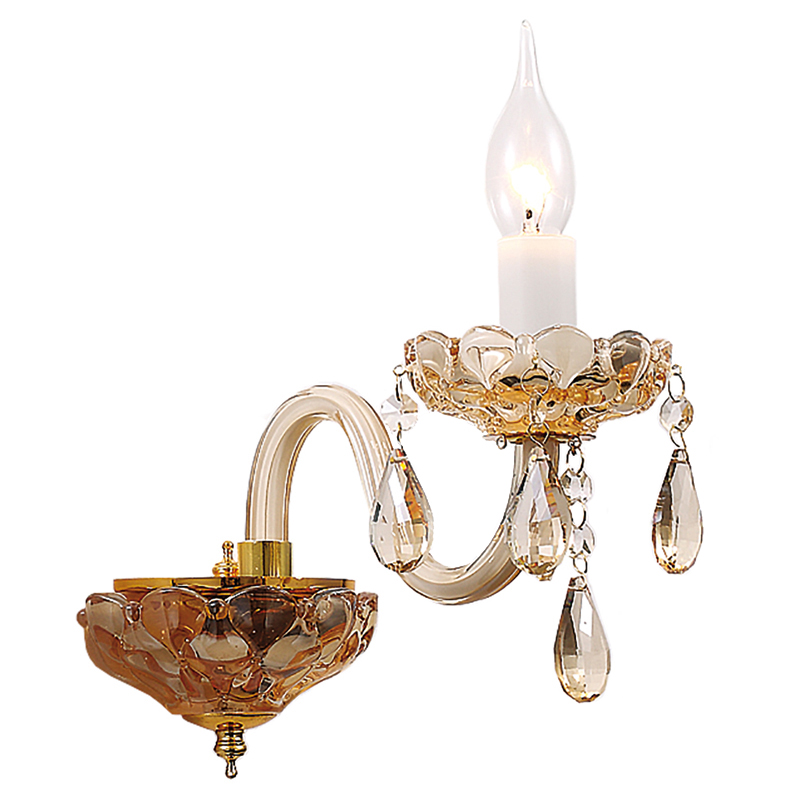 Бра Marcelon Sconce One Глянцевое золото Золотой Шампань Бра Marcelon Sconce One Глянцевое золото Золотой Шампань в Рязани | Loft Concept