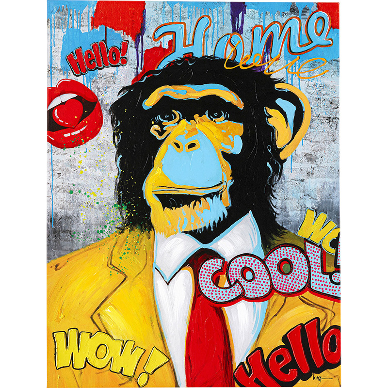 Картина Monkey multicolor Мульти в Рязани | Loft Concept 