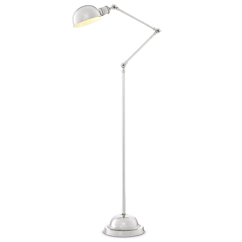 Торшер Eichholtz Floor Lamp Soho Nickel Никель Торшер Eichholtz Floor Lamp Soho Nickel Никель в Рязани | Loft Concept