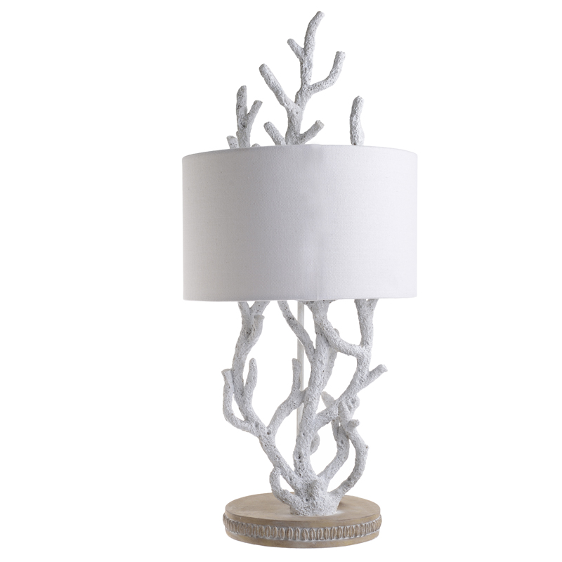 Настольная лампа Coral Decor Table lamp Белый Настольная лампа Coral Decor Table lamp Белый в Рязани | Loft Concept