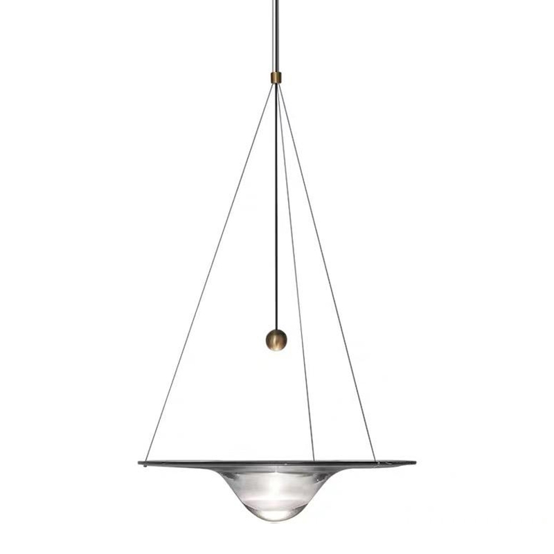 Hesitation Lamp Стеклянный подвесной светильник, имитирующий каплю воды Прозрачное Стекло Латунь Hesitation Lamp Стеклянный подвесной светильник, имитирующий каплю воды Прозрачное Стекло Латунь в Рязани | Loft Concept