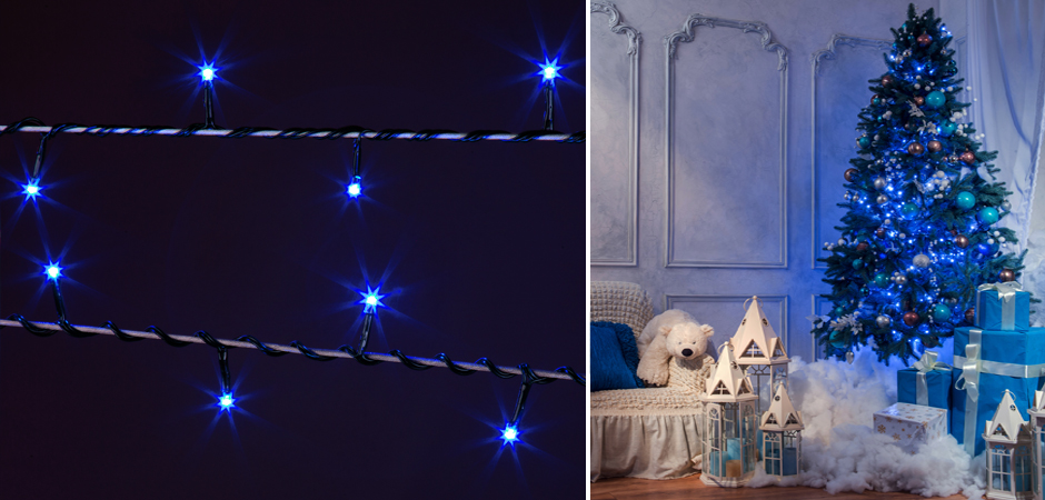 Интерьерная Гирлянда Синие диоды - Loft-Concept в Рязани