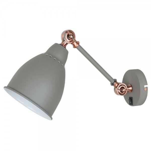 Бра Holder Bra Grey Серый в Рязани | Loft Concept 