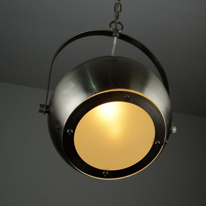 Подвесной светильник Loft Industrial restaurant lamp Серебряный Подвесной светильник Loft Industrial restaurant lamp Серебряный в Рязани | Loft Concept