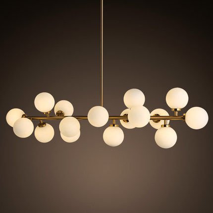 Светильник Bubble Stik Cold Chandelier Глянцевое золото Латунь в Рязани | Loft Concept 