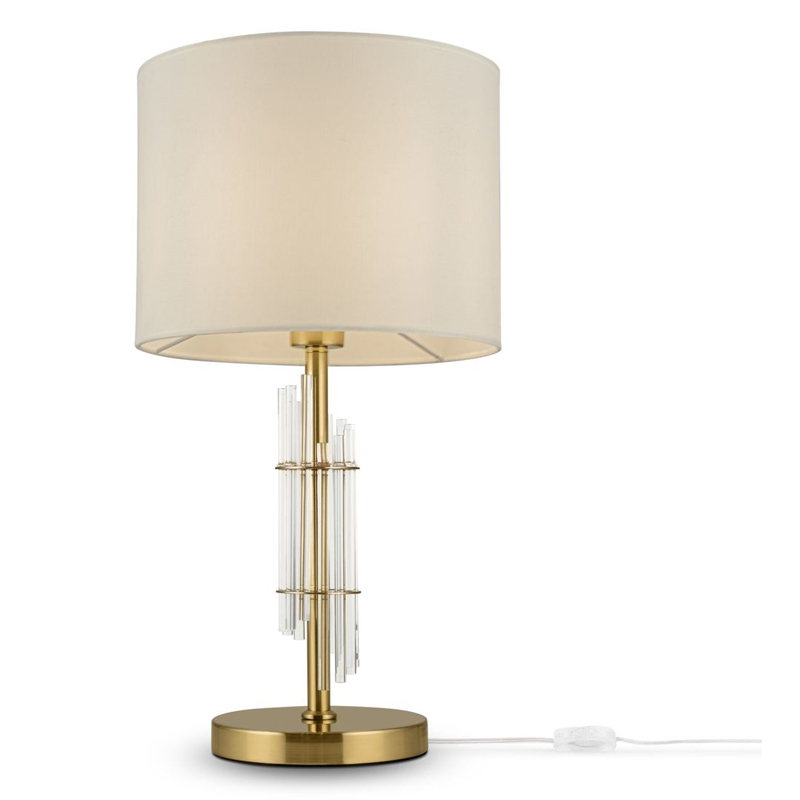 Настольная лампа Aldrich light Table Lamp Латунь Белый Настольная лампа Aldrich light Table Lamp Латунь Белый в Рязани | Loft Concept