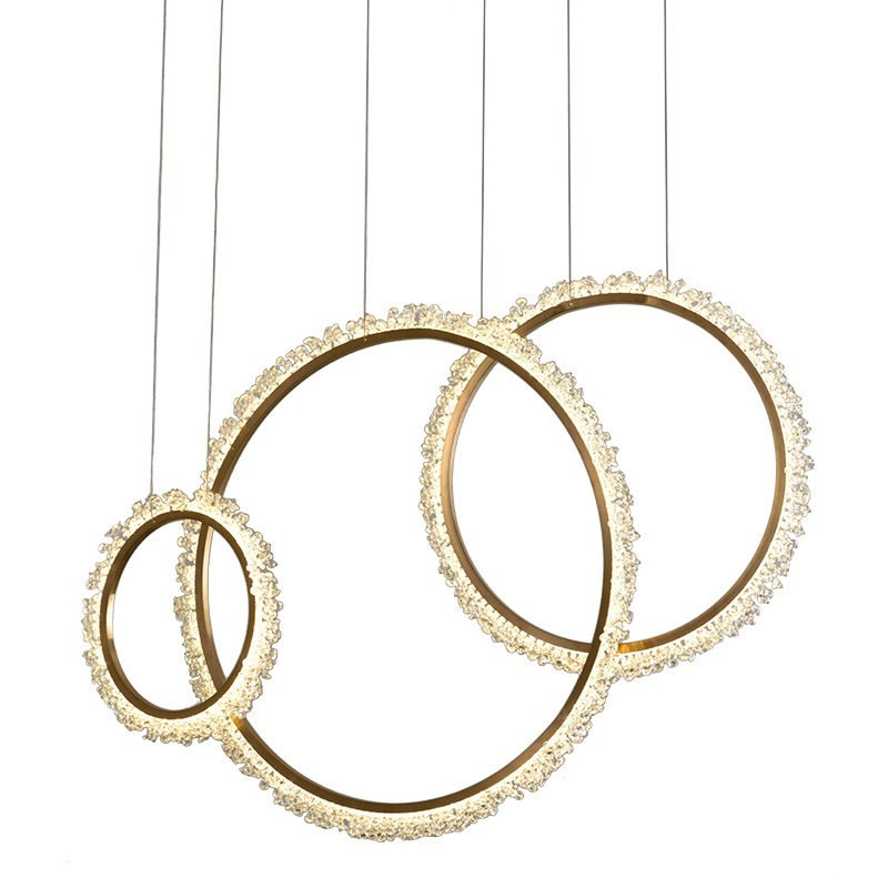 Люстра Prometheus Ring Золотой Люстра Prometheus Ring Золотой в Рязани | Loft Concept