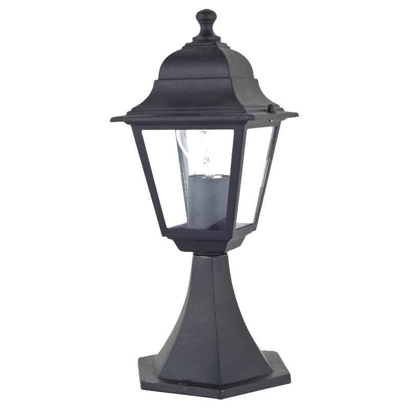 Уличный светильник Lebran lamp Черный Прозрачное Стекло в Рязани | Loft Concept 