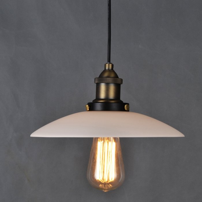 Подвесной светильник Loft Spera Plate Белый в Рязани | Loft Concept 