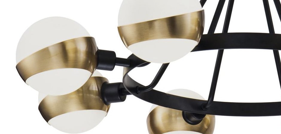 Люстра Hold Ball Brass Chandelier 8 Люстра Hold Ball Brass Chandelier 8 - Loft-Concept в Рязани