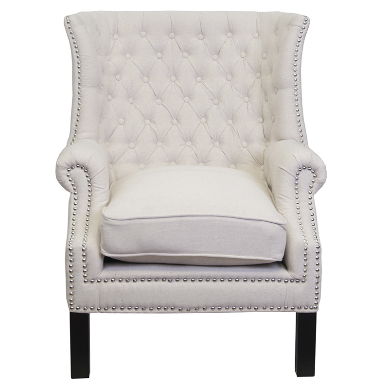 Кресло Charlie Armchair beige flax Светло-бежевый Кресло Charlie Armchair beige flax Светло-бежевый в Рязани | Loft Concept