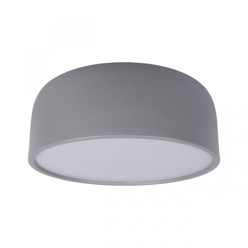 Светильник потолочный круглый Color cup Gray Белый Серый в Рязани | Loft Concept 
