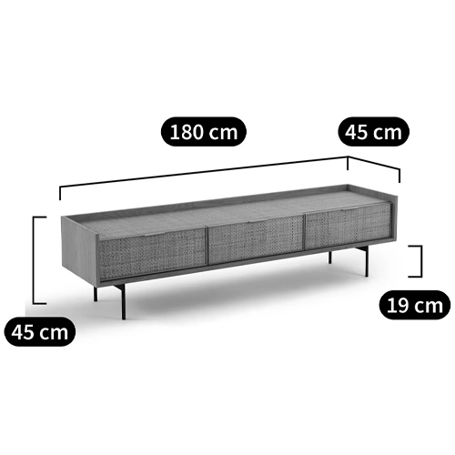 ТВ-тумба с плетеным декором Buckley Wicker TV Stand ТВ-тумба с плетеным декором Buckley Wicker TV Stand в Рязани