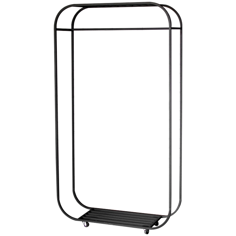 Рейл Kieron Industrial Metal Rust Clothes Rail Черный Рейл Kieron Industrial Metal Rust Clothes Rail Черный в Рязани | Loft Concept