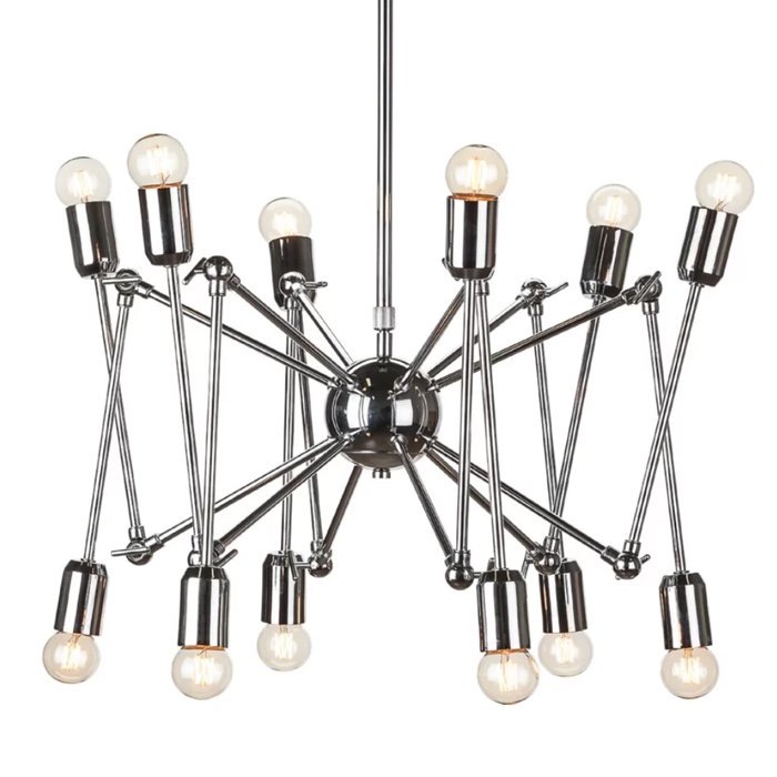 Подвесной светильник LOFT SPUTNIK CHANDELIER SPIDER Silver Серебряный Подвесной светильник LOFT SPUTNIK CHANDELIER SPIDER Silver Серебряный в Рязани | Loft Concept
