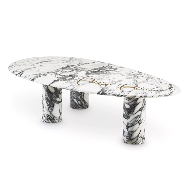 Кофейный стол Philipp Plein Coffee Table Forte Белый Белый Мрамор Bianco Кофейный стол Philipp Plein Coffee Table Forte Белый Белый Мрамор Bianco в Рязани | Loft Concept