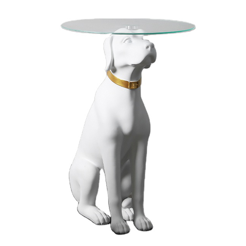 Приставной стол White Dog Table Белый Приставной стол White Dog Table Белый в Рязани | Loft Concept