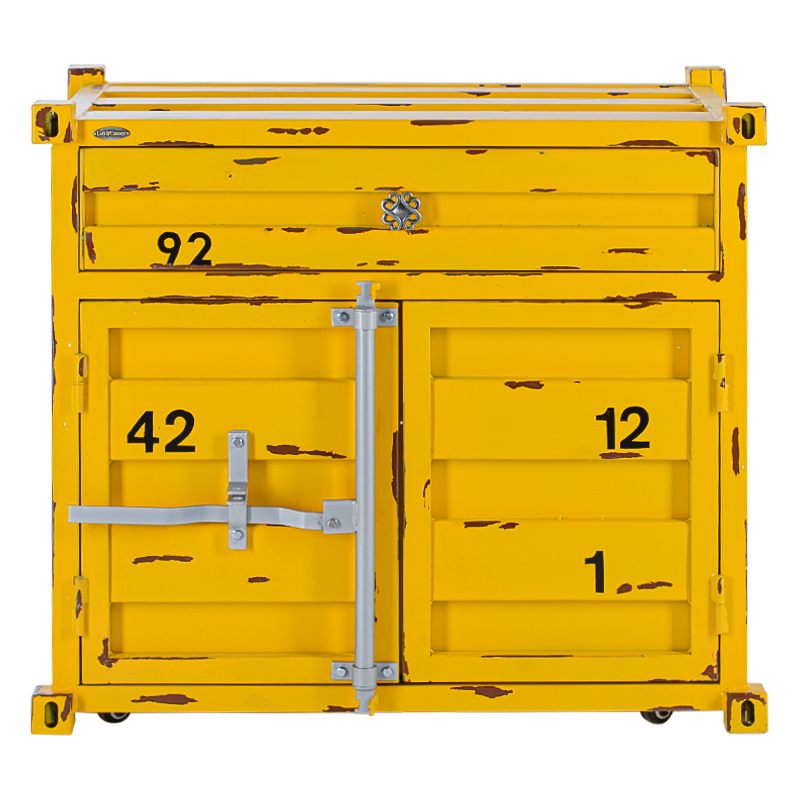Комод Морской контейнер Sea Container Two doors and one drawer Желтый Красный Синий Голубой Оранжевый Серый Черный Белый Зеленый Комод Морской контейнер Sea Container Two doors and one drawer Желтый Красный Синий Голубой Оранжевый Серый Черный Белый Зеленый в Рязани | Loft Concept