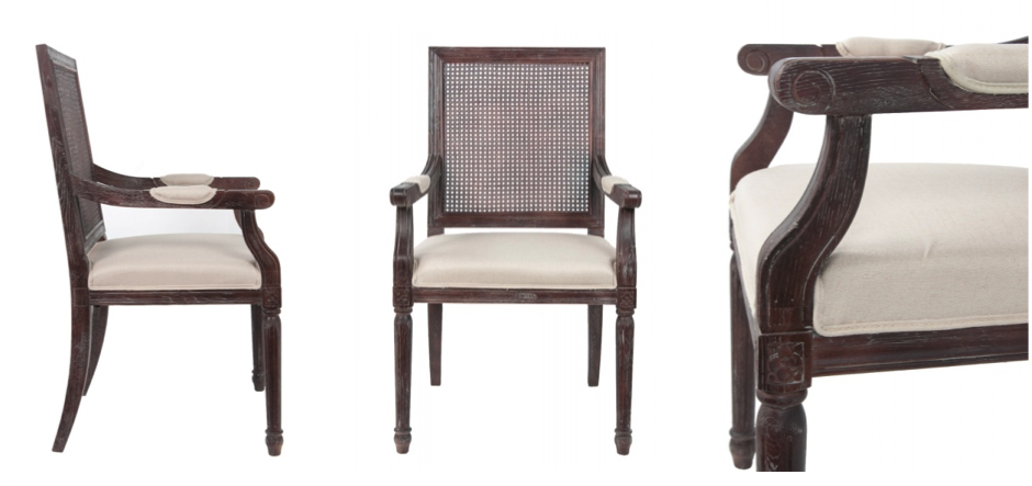 Стул French chairs Provence Garden Brown ArmChair Стул French chairs Provence Garden Brown ArmChair - Loft-Concept в Рязани