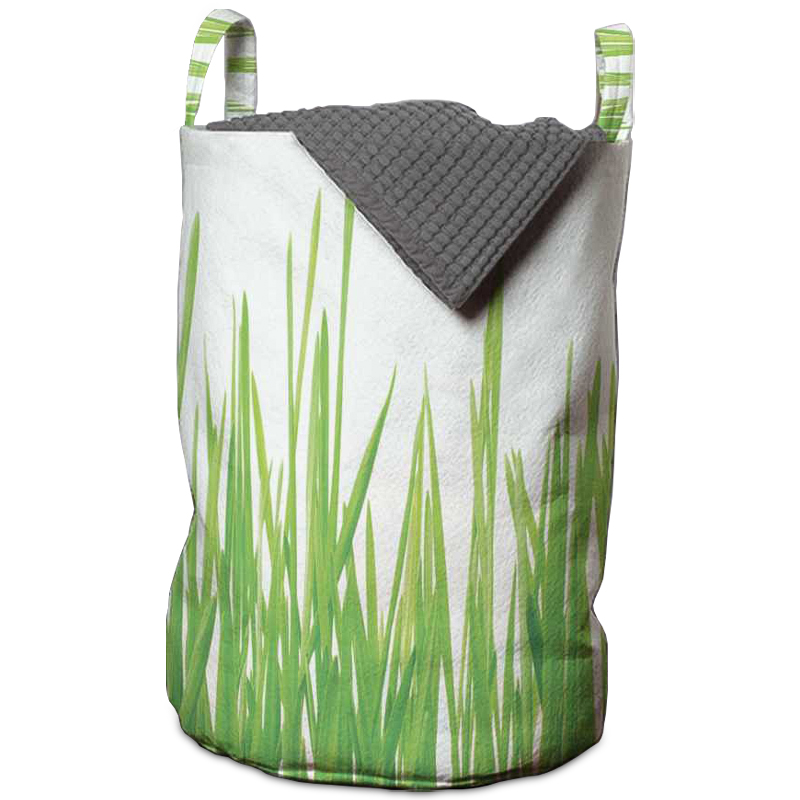 Корзина Grass Basket Зеленый Белый Корзина Grass Basket Зеленый Белый в Рязани | Loft Concept