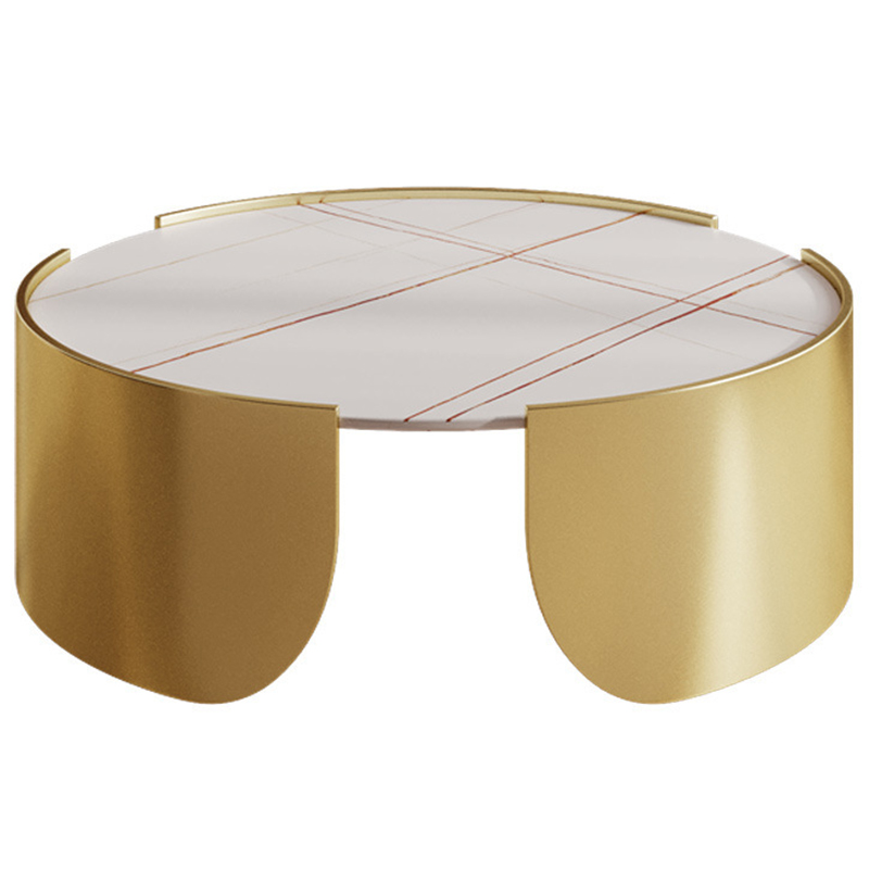 Кофейный стол Savage Coffee Table Золотой Бежевый Коричневый Кофейный стол Savage Coffee Table Золотой Бежевый Коричневый в Рязани | Loft Concept