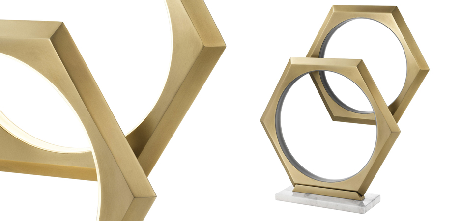 Настольная лампа Eichholtz Table Lamp Hexum Настольная лампа Eichholtz Table Lamp Hexum - Loft-Concept в Рязани