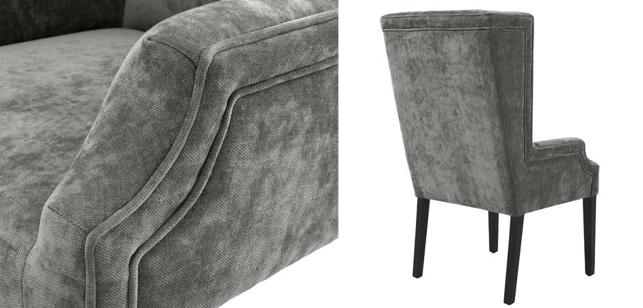 Стул Eichholtz Dining Chair Tempio grey Стул Eichholtz Dining Chair Tempio grey - Loft-Concept в Рязани