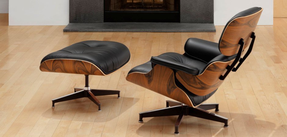 Кресло Eames Lounge Chair & Ottoman - фото №3