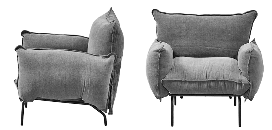 Кресло Elsa Armchair Gray Кресло Elsa Armchair Gray - Loft-Concept в Рязани