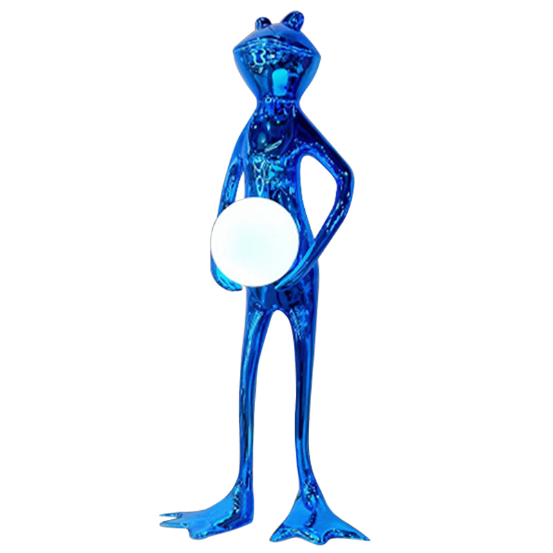 Торшер Resort Frog with a ball Lamp Синий Торшер Resort Frog with a ball Lamp Синий в Рязани | Loft Concept