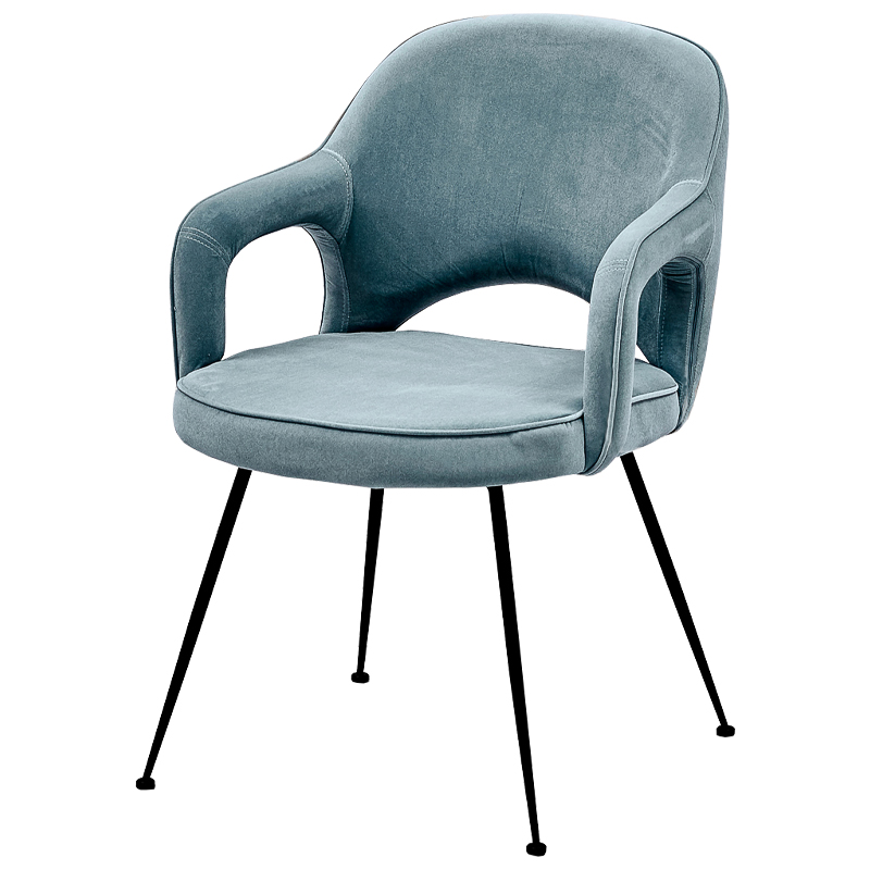 Стул Taube Stool Pastel Blue Голубой пастельный Черный Стул Taube Stool Pastel Blue Голубой пастельный Черный в Рязани | Loft Concept