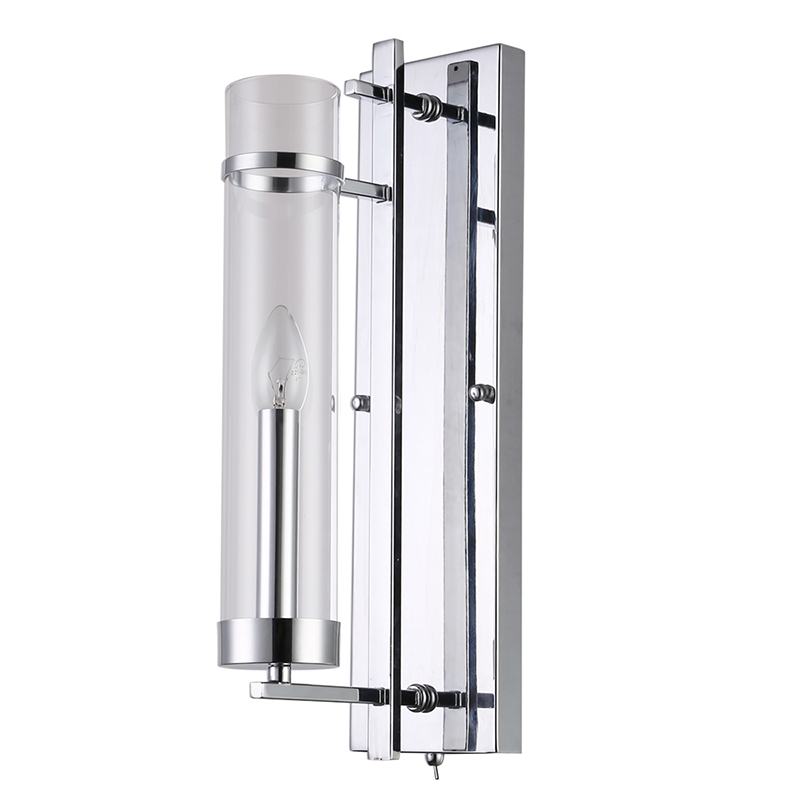 Бра Trondheim Chrome Wall Lamp Хром Прозрачный Бра Trondheim Chrome Wall Lamp Хром Прозрачный в Рязани | Loft Concept