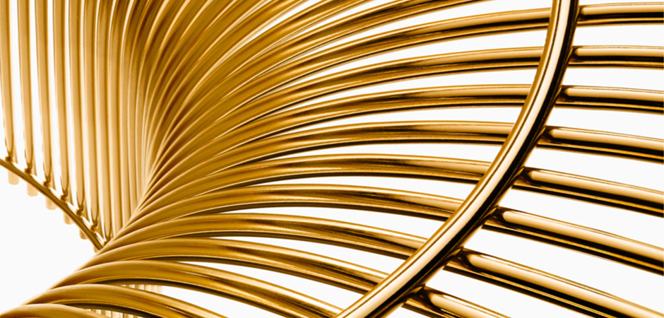 Стол Platner Coffee Gold Стол Platner Coffee Gold - Loft-Concept в Рязани