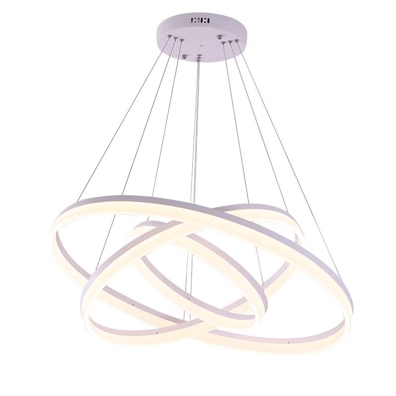 Люстра Chandeliers Rings White Белый Люстра Chandeliers Rings White Белый в Рязани | Loft Concept
