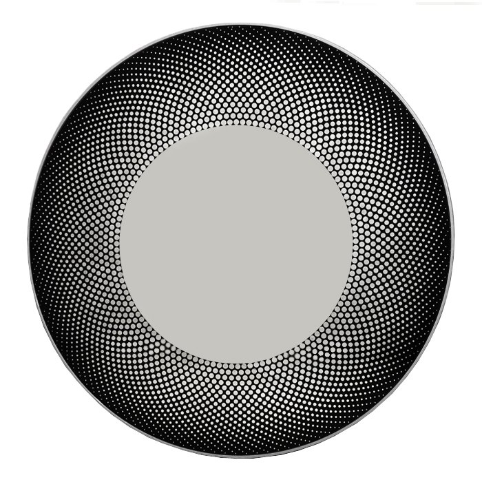 Зеркало Mirror Print dots Черный Зеркало Mirror Print dots Черный в Рязани | Loft Concept