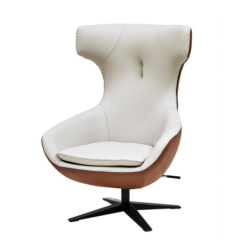 Кресло Alessio Chair Коричневый Белый Кресло Alessio Chair Коричневый Белый в Рязани | Loft Concept