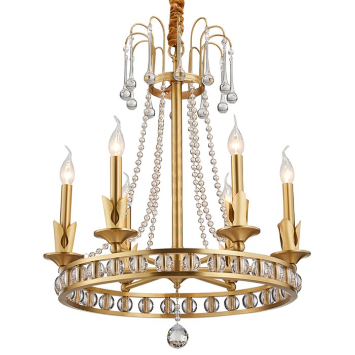 Люстра Candelia Chandelier Латунь Люстра Candelia Chandelier Латунь в Рязани | Loft Concept
