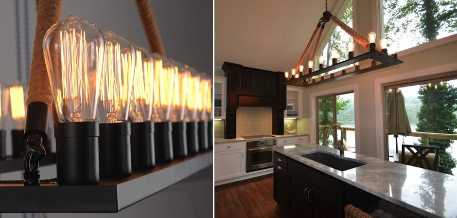 Люстра Square Large Loft Rope Light Люстра Square Large Loft Rope Light - Loft-Concept в Рязани