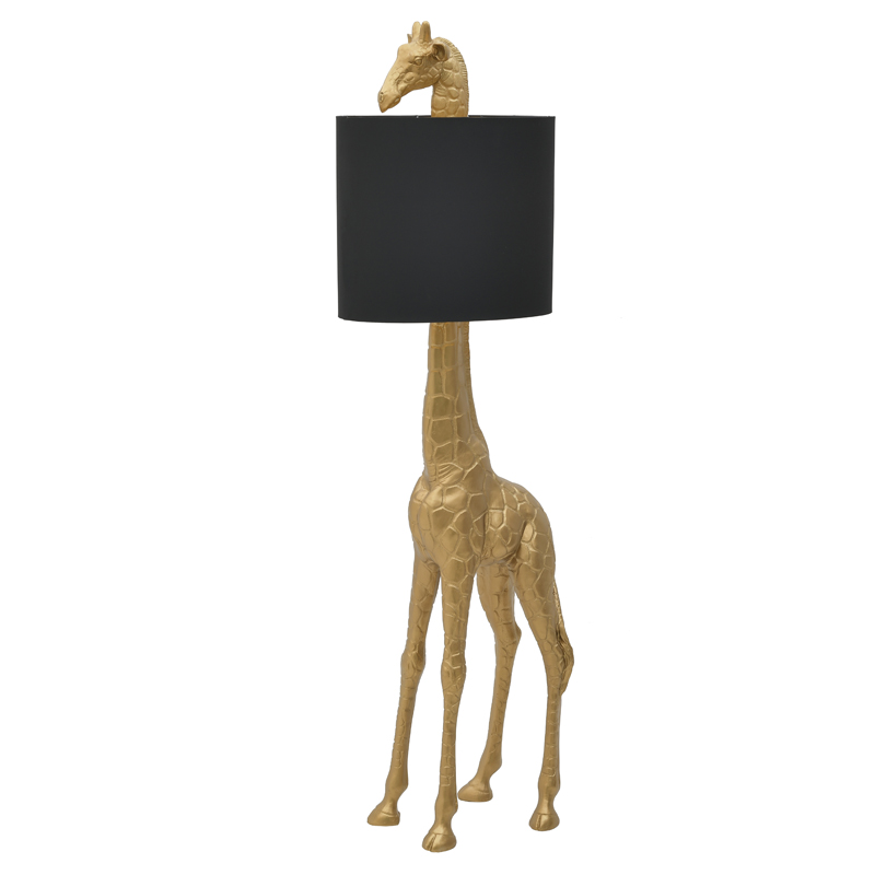 Торшер Golden Giraffe Floor lamp Черный Золотой Торшер Golden Giraffe Floor lamp Черный Золотой в Рязани | Loft Concept