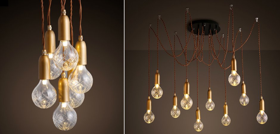 Подвесной светильник lee broom Ceare Crystal Bulb Chandelier Подвесной светильник lee broom Ceare Crystal Bulb Chandelier - Loft-Concept в Рязани