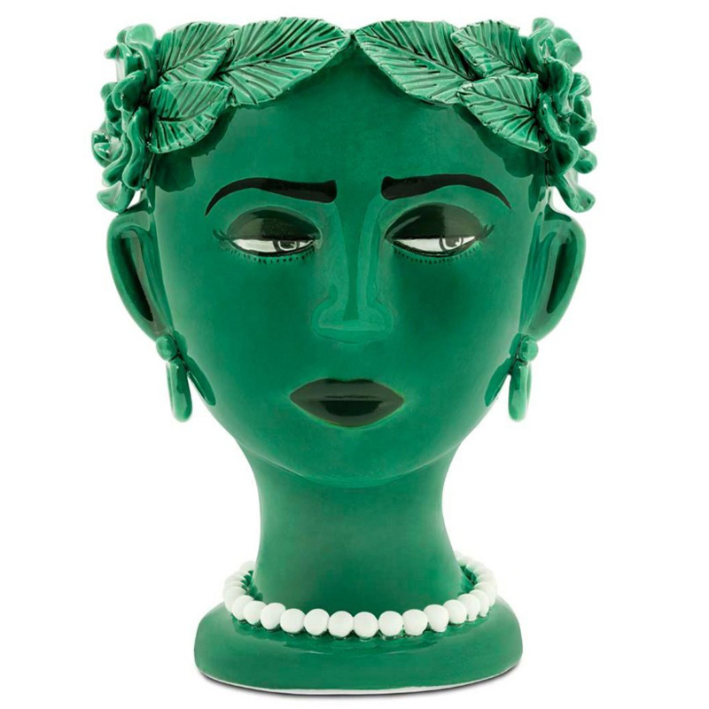 Ваза Vase Selva Anger Green Зеленый Ваза Vase Selva Anger Green Зеленый в Рязани | Loft Concept